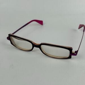 Lafont‎ Issy & LA Suzie 702 Pink Purple Eyeglasses Frames 50-15-135 France Women